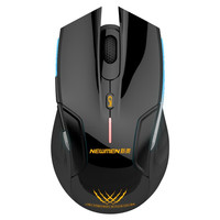 NEWMEN 新贵 E500 2.4G无线鼠标 1600DPI 黑色