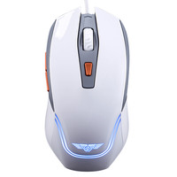 NEWMEN 新贵 N410 有线鼠标 1600DPI 白色