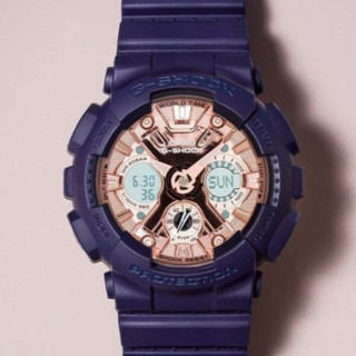 CASIO 卡西欧 G-SHOCK YOUTH系列 45.9毫米电子腕表 GMA-S120MF-2A2