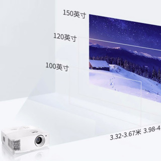 Optoma 奥图码 UHD506 4K家用投影机套装 含网络机顶盒 白色