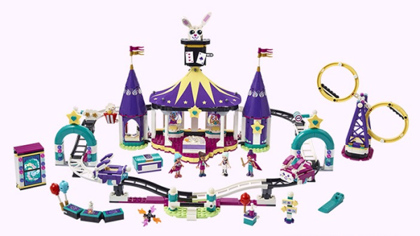 lego乐高好朋友系列41685神奇的游乐场过山车
