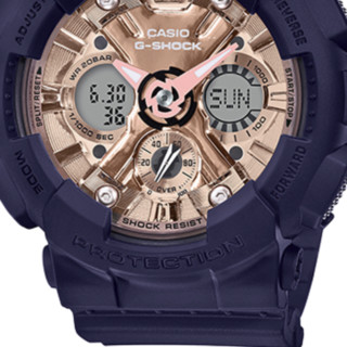 CASIO 卡西欧 G-SHOCK YOUTH系列 45.9毫米电子腕表 GMA-S120MF-2A2