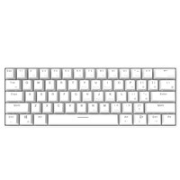 AJAZZ 黑爵 I610T 61键 蓝牙双模无线机械键盘 白色 国产黑轴 单光