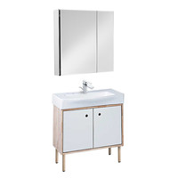 KOHLER 科勒 利奥系列 K-24655T 北欧浴室柜组合 80cm 白色