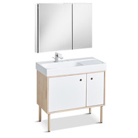 KOHLER 科勒 利奥系列 K-24654T 北欧浴室柜组合 90cm 白色