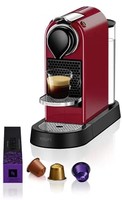 KRUPS 克鲁伯 Krups 克鲁伯 Nespresso New CitiZ 胶囊咖啡机 XN7415(1260W，19bar泵压，1L水箱)，红色