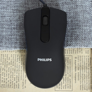 PHILIPS 飞利浦 SPK7101 有线鼠标 1000DPI 黑色