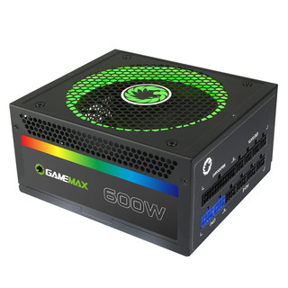 GAMEMAX 游戏帝国 GM-600 全模组ATX电源 600W