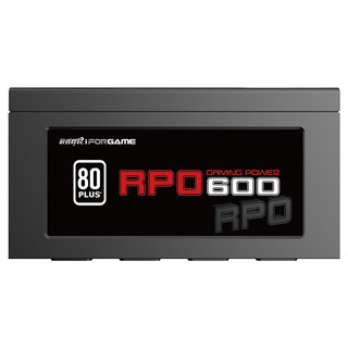 i FOR GAME 游戏悍将 RPO600 白牌（80%）非模组ATX电源 600W