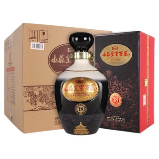 山庄老酒 皇家窖藏 18 38%vol 浓香型白酒 450ml*4瓶 整箱装