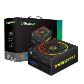 GAMEMAX 游戏帝国 GM-800 全模组ATX电源 800W