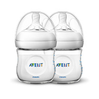 AVENT 新安怡 自然系列 SCF690/23 塑料奶瓶 125ml*2个 1月+