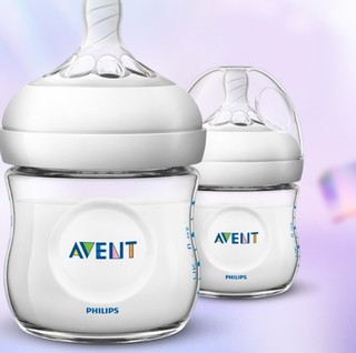 AVENT 新安怡 自然系列 SCF690/23 塑料奶瓶 125ml*2个 1月+