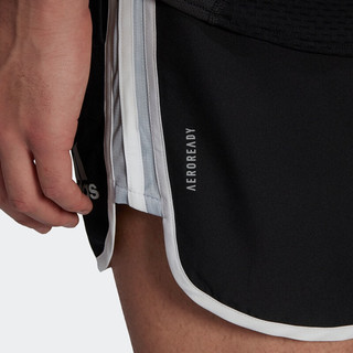 adidas 阿迪达斯 M20 SHORT 男子运动短裤 GM1489 黑色/浅银/白 L