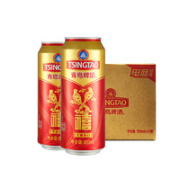 TSINGTAO 青岛啤酒 千禧临门10度大罐量贩装 500mL 6罐