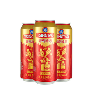 TSINGTAO 青岛啤酒 千禧临门 500ml*6听