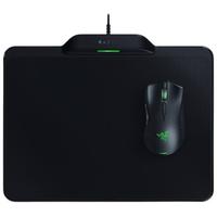 RAZER 雷蛇 曼巴眼镜蛇 无线版 2.4G 无线鼠标 16000DPI 黑色+神虫鼠标垫无线充电套装