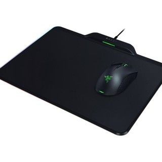 RAZER 雷蛇 曼巴眼镜蛇 无线版 2.4G 无线鼠标 16000DPI 黑色+神虫鼠标垫无线充电套装