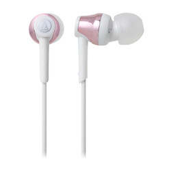 audio-technica 铁三角 ATH-CKR35BT 入耳式颈挂式蓝牙耳机 粉色