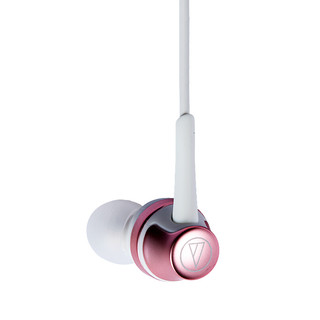 audio-technica 铁三角 ATH-CKR50iS 入耳式有线耳机 粉色 3.5mm