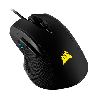 USCORSAIR 美商海盗船 IRONCLAW WIRELESS 19新款 2.4G蓝牙 SLIPSTREAM 多模无线鼠标 18000DPI RGB 黑色