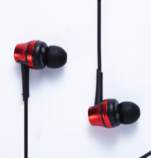 audio-technica 铁三角 ATH-CKR50iS 入耳式有线耳机 红色 3.5mm