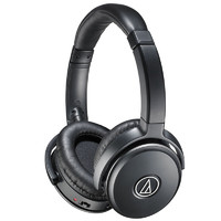 audio-technica 铁三角 ATH-ANC29 耳罩式头戴式主动降噪有线耳机 黑色 3.5mm