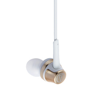 audio-technica 铁三角 ATH-CKR50iS 入耳式有线耳机 香槟金 3.5mm