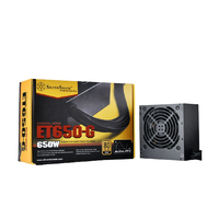 银昕 SilverStone Essential游侠 ET650-G 金牌(90%)非模组ATX电源 650W