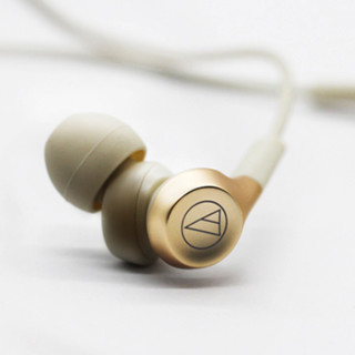 audio-technica 铁三角 ATH-CKS550X 入耳式动圈有线耳机 香槟金 3.5mm