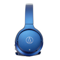 audio-technica 铁三角 AR3BT 耳罩式头戴式蓝牙耳机 蓝色