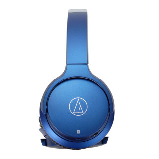 audiotechnica铁三角ar3bt耳罩式头戴式蓝牙耳机蓝色