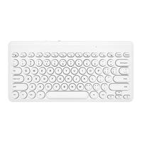 航世 K-610U 79键 有线薄膜键盘 白色 无光