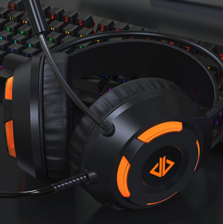 AJAZZ 黑爵 AX120 耳罩式头戴式有线游戏耳机