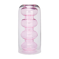 Tom Dixon TOM DIXON 2020春夏 BUMP系列 粉色硼硅玻璃花瓶 极简设计感插花摆件 BPVT01