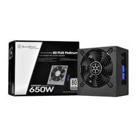 银昕 SilverStone 游侠 ST65F-PT 白金牌（92%）全模组ATX电源 650W