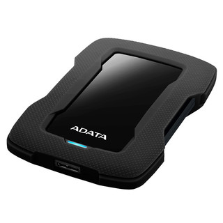 ADATA 威刚 HD330 2.5英寸Micro-B移动机械硬盘 USB 3.2 Gen1 1TB 商务黑