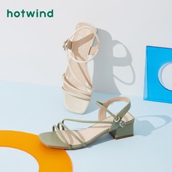 hotwind 热风 H56W0616 女士一字带凉鞋
