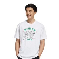 adidas NEO M Bqfd Tee 1 男子运动T恤 H62009 白色 XS