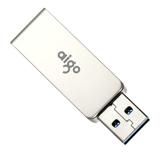 aigo 爱国者 U330 USB 3.0 旋转U盘 银色 32GB USB-A