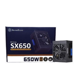 SILVER STONE 银欣 银昕（SilverStone）额定650W SX650-G SFX小电源(全日系电容/ITX电脑电源/金牌全模组/全电压/主动式PFC)