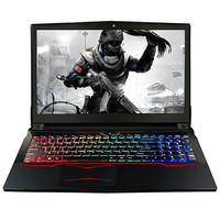 Hasee 神舟 战神 Z7M-KP5GS 15.6英寸 游戏本 黑色(酷睿i5-7300HQ、GTX 1050Ti 4G、8GB、128GB SSD+1TB HDD、1080P、IPS)