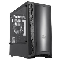 COOLERMASTER 酷冷至尊 MasterBox 旋风320L MATX机箱 半侧透 黑色