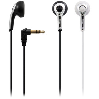 audio-technica 铁三角 C550 平头塞耳有线耳机 白色 3.5mm