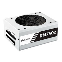 USCORSAIR 美商海盗船 RM750X 白色特别版 金牌（90%）全模组ATX电源 750W