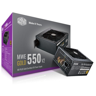 酷冷至尊(CoolerMaster)额定550W MWE550 V2金牌直出电源