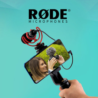 罗德RODE videomicro单反麦克风手机收音麦小型指向性微单相机访直播话筒微电影Vlog抖音视频网课录音便携