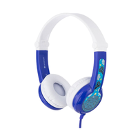 buddyPHONES Connect 耳罩式头戴式有线耳机 蓝色 3.5mm