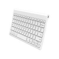 B.O.W 航世 HW086C 78键 2.4G无线薄膜键盘 白色 无光