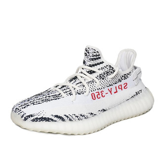 adidas Originals Yeezy Boost 350 V2 中性跑鞋 CP9654-2020 白斑马 44